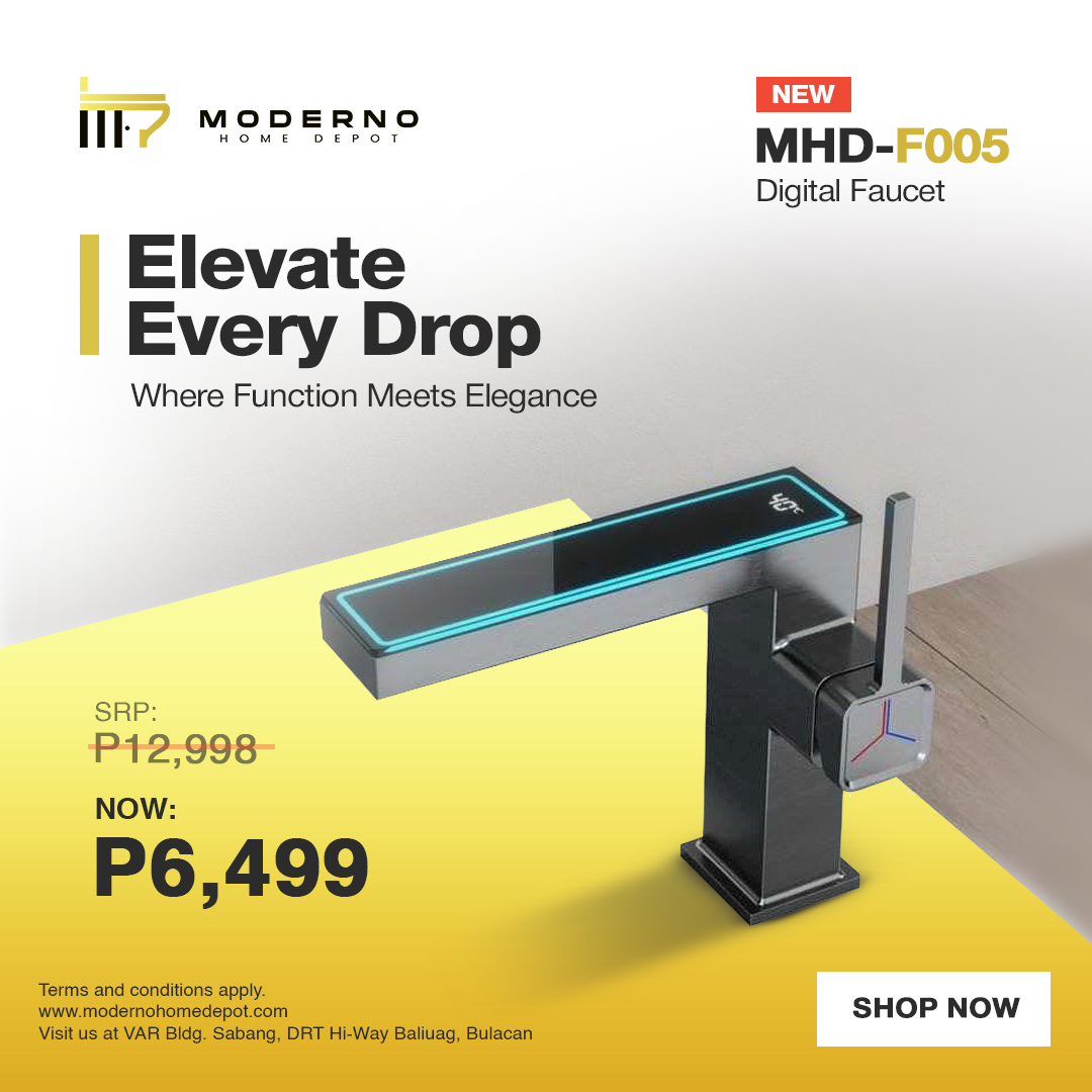 MHDF005 (Digital Faucet) Moderno Home Depot