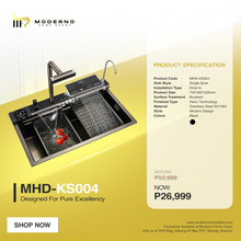 Load image into Gallery viewer, MHD-KS004 (Modern Kitchen Sink)
