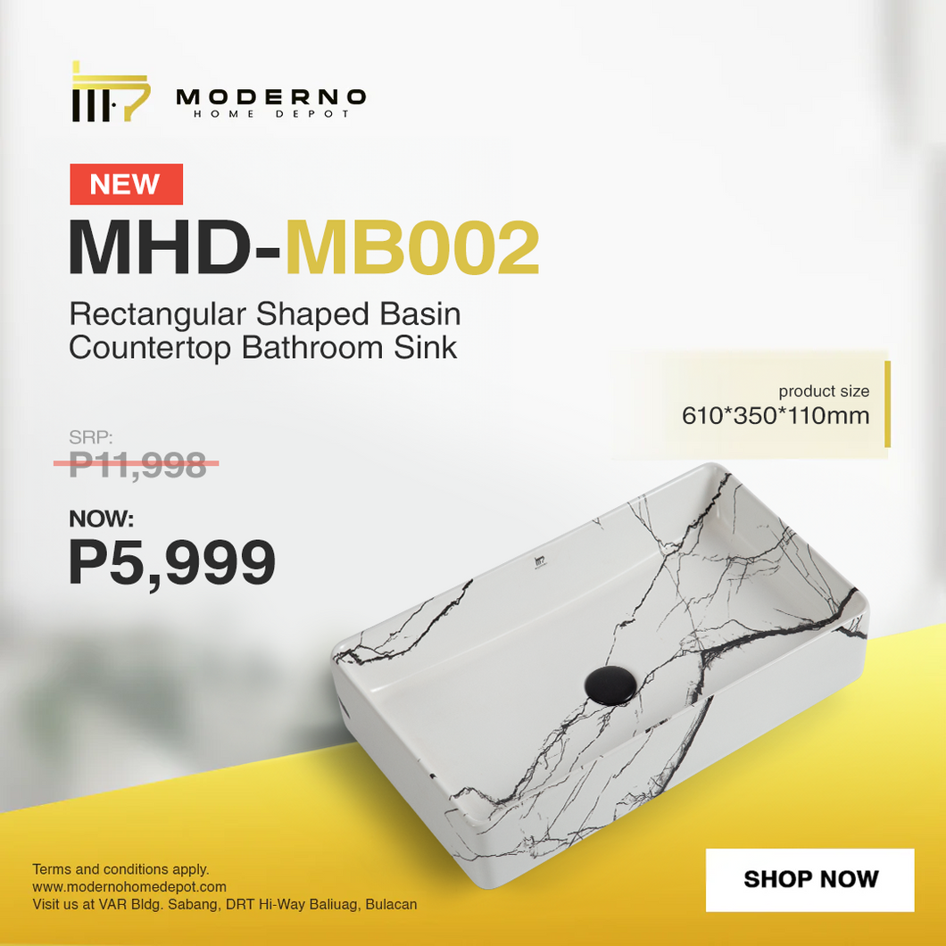 MHD-MB002 (Modern Bathroom Sink - Marble)