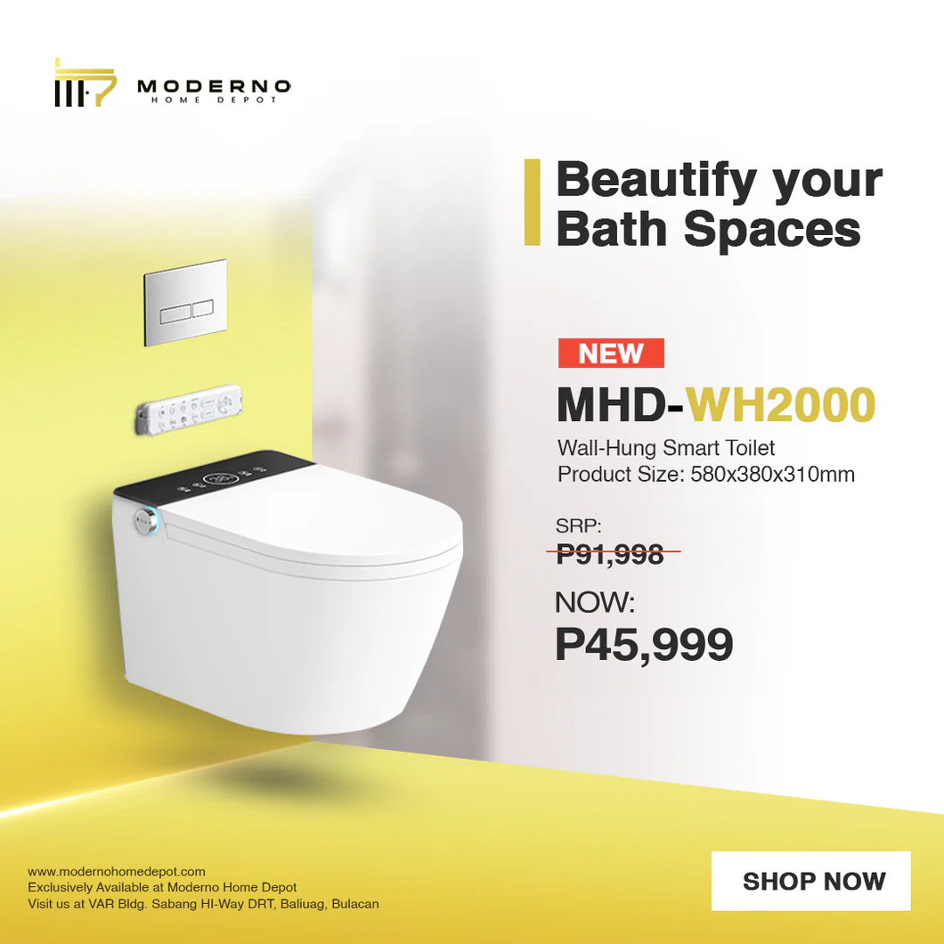 MHD WH002 Series (Wall Hung Smart Toilet)